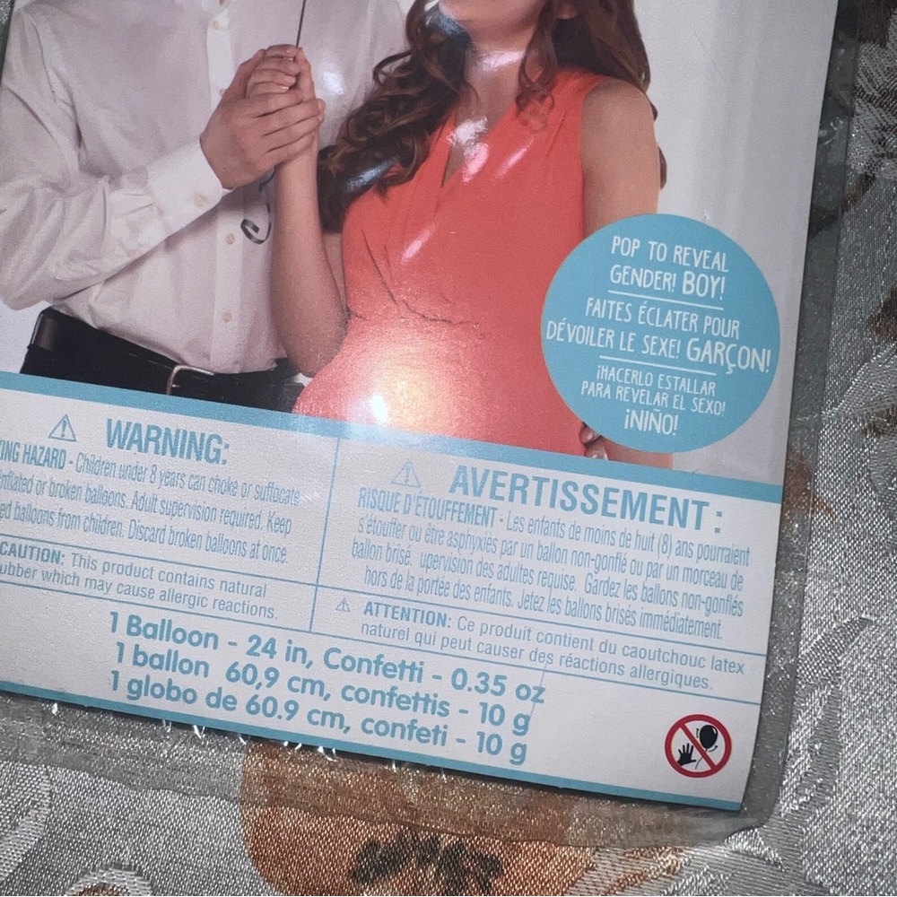 Gender Reveal Balloon - BOY - Picture 3 of 5